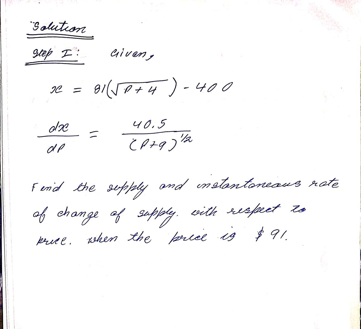 Calculus homework question answer, step 1, image 1